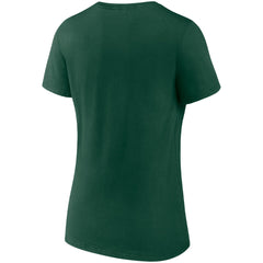 Fanatics - Milwaukee Bucks Women's Hometown Collection Brew City V-Neck T-Shirt - Hunter Green