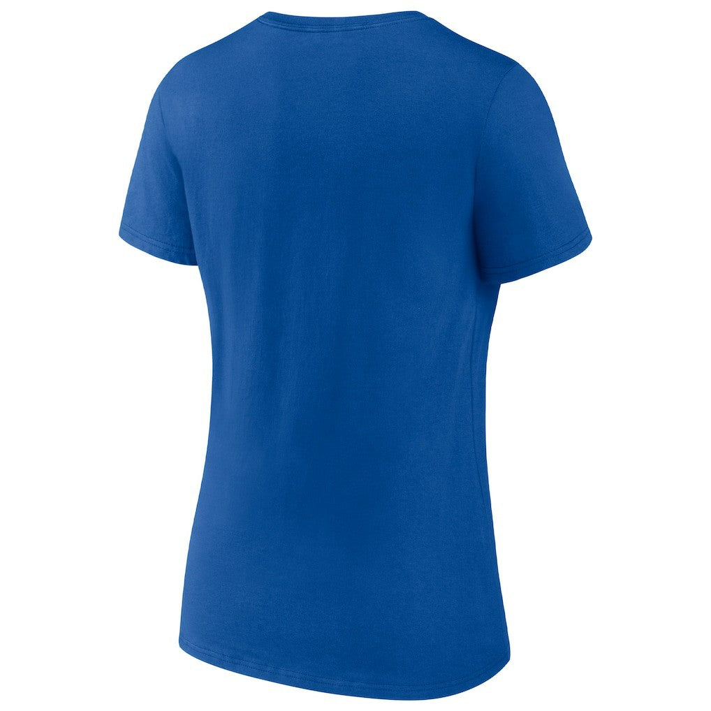 Fanatics - Dallas Mavericks Women's Hometown Collection All In V-Neck T-Shirt - Blue