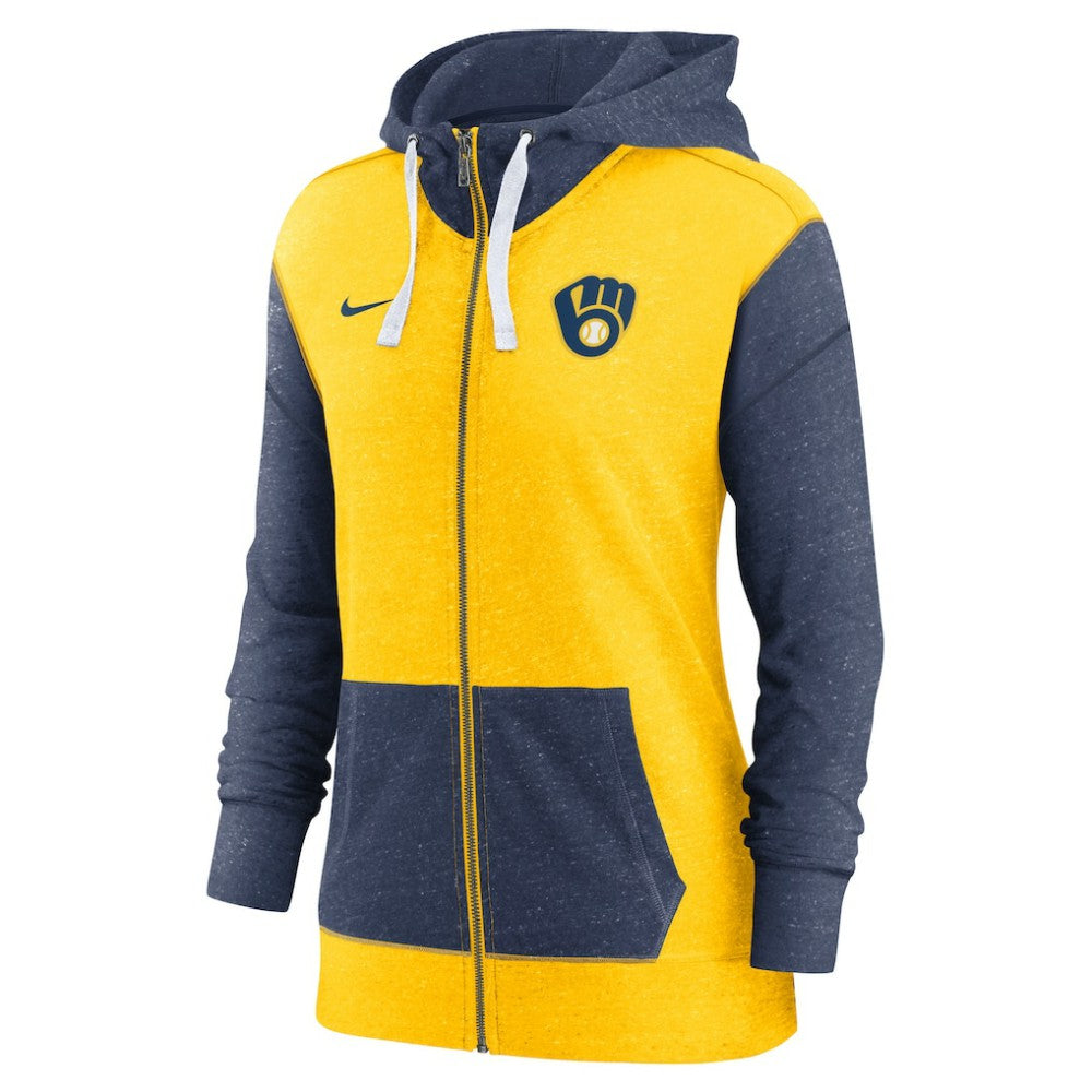 Milwaukee Brewers Nike Women's Full-Zip Hoodie for sale