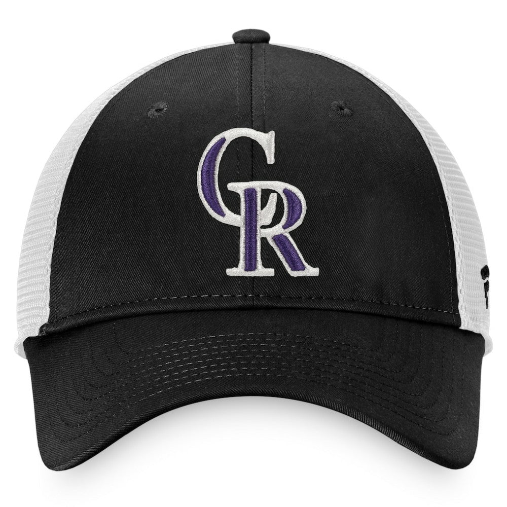 Colorado Rockies Fanatics Cooperstown Collection Core Trucker Snapback Hat Near Me