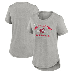 Washington Nationals Nike Women's Hot Prospect Tri-Blend T-Shirt Lifestyle