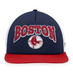 Boston Red Sox Fanatics Heritage Foam Front Trucker Snapback Hat On Sale