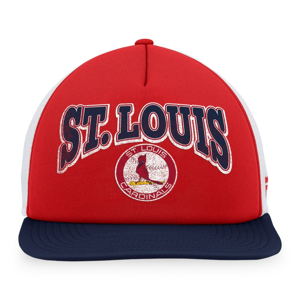St. Louis Cardinals Fanatics Heritage Foam Front Trucker Snapback Hat Clearance