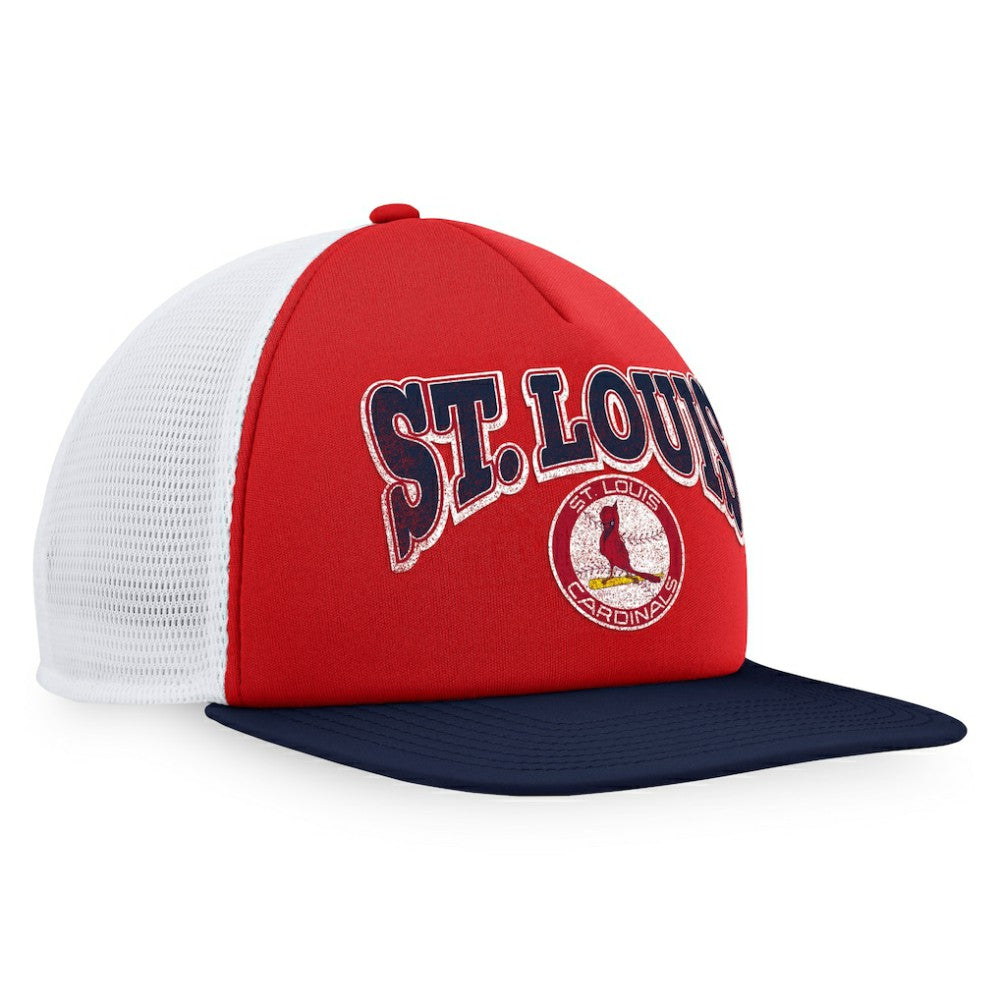 St. Louis Cardinals Fanatics Heritage Foam Front Trucker Snapback Hat Clearance