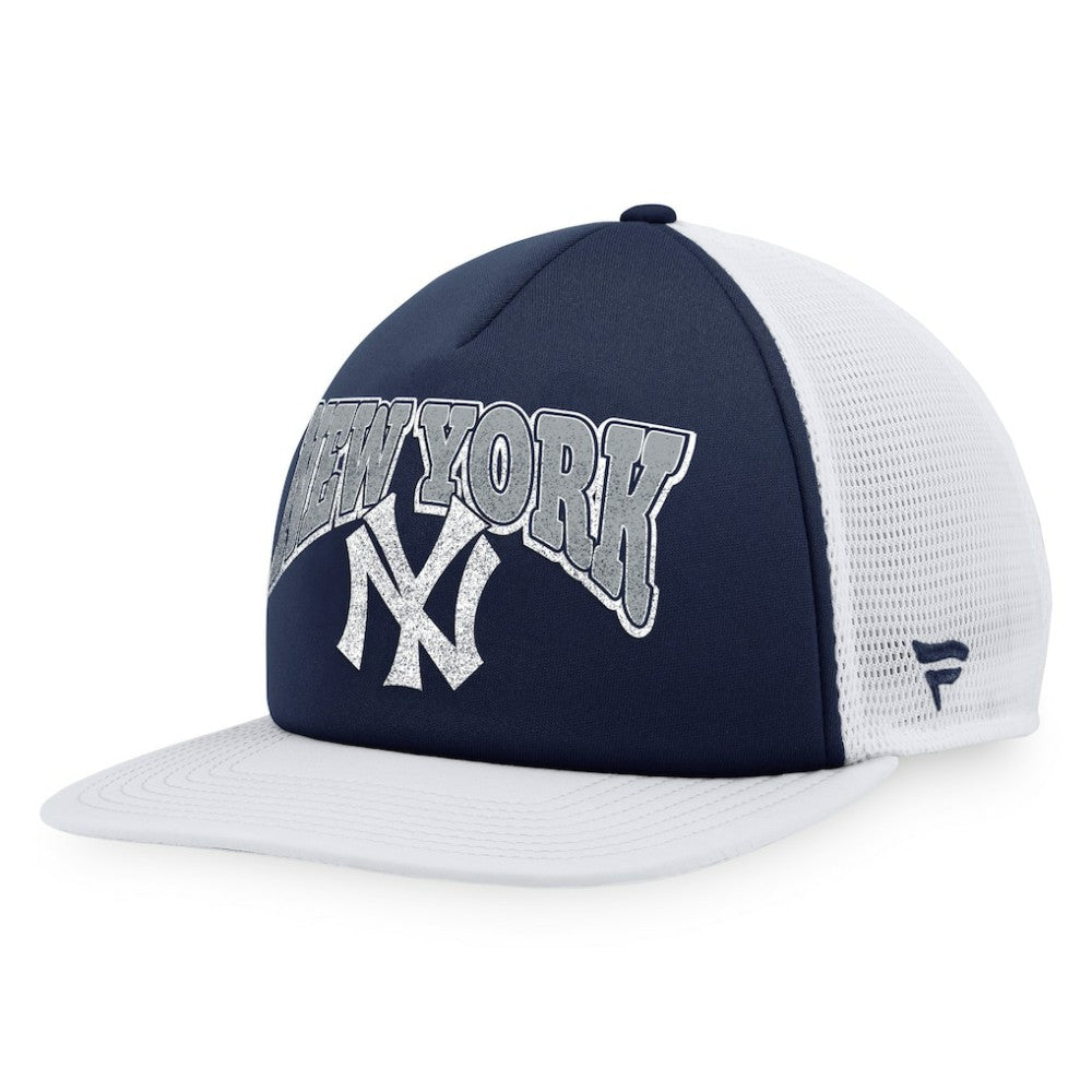 New York Yankees Fanatics Heritage Foam Front Trucker Snapback Hat Online