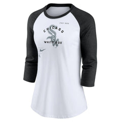 Chicago White Sox Nike Women's Next Up Tri-Blend Raglan 3/4-Sleeve T-Shirt Near Me
