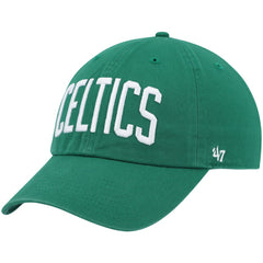 47 brand - Boston Celtics '47 Clean Up Wordmark Adjustable Hat - Kelly Green