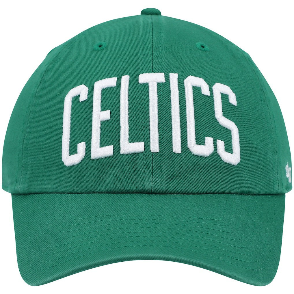 47 brand - Boston Celtics '47 Clean Up Wordmark Adjustable Hat - Kelly Green