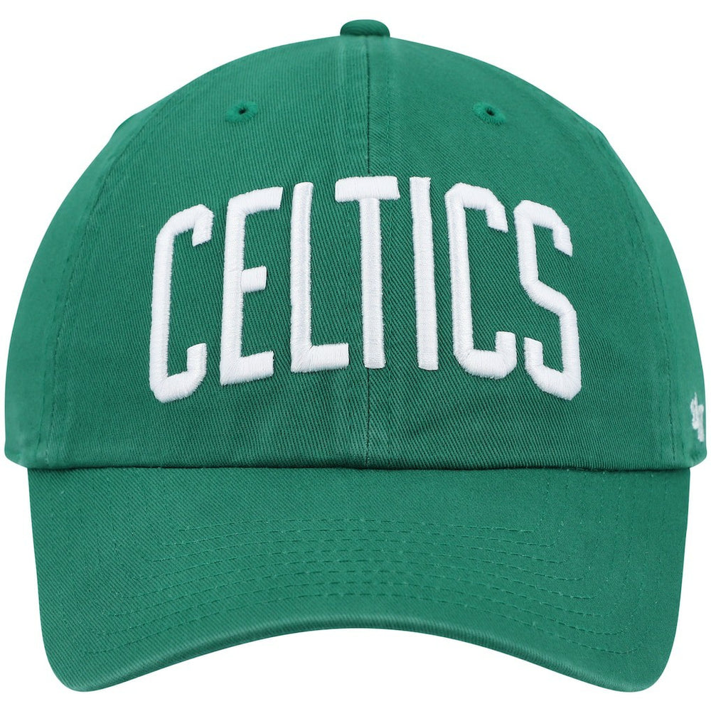 47 brand - Boston Celtics '47 Clean Up Wordmark Adjustable Hat - Kelly Green