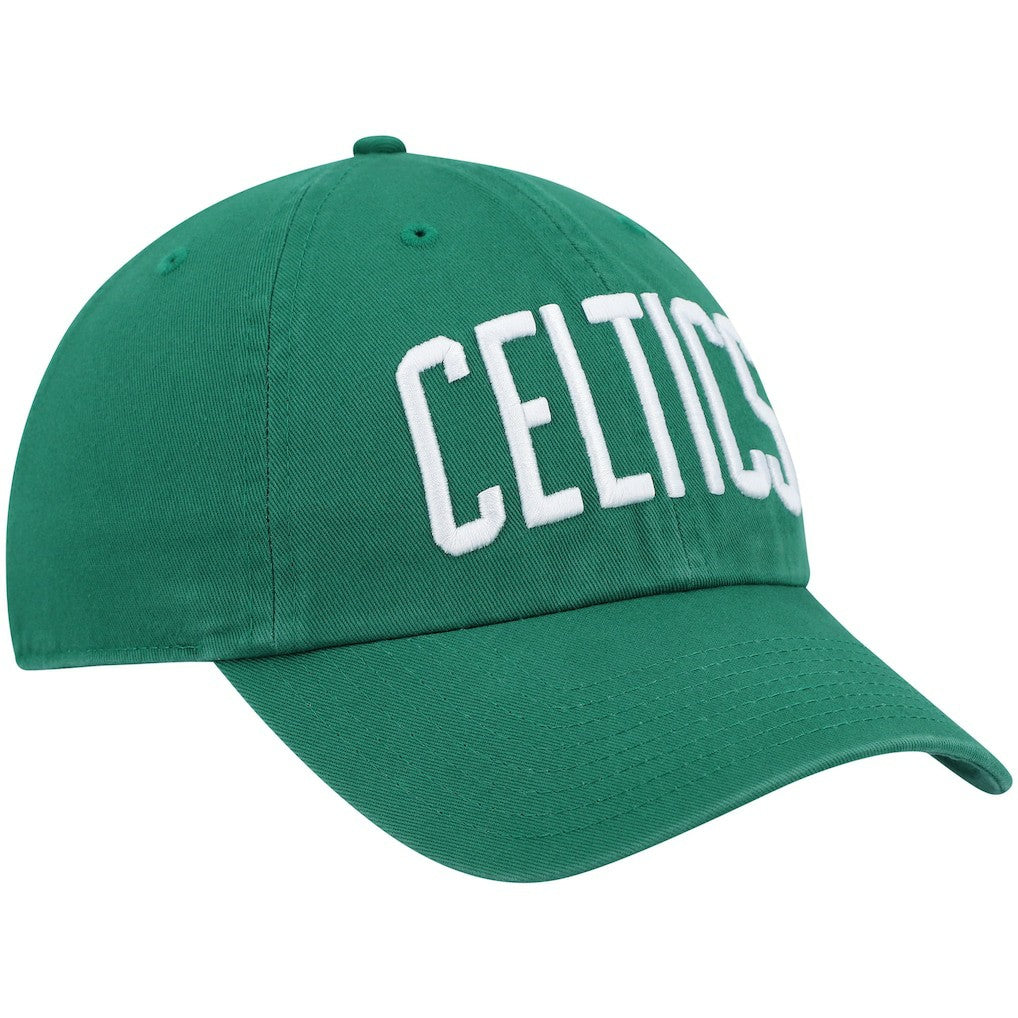 47 brand - Boston Celtics '47 Clean Up Wordmark Adjustable Hat - Kelly Green
