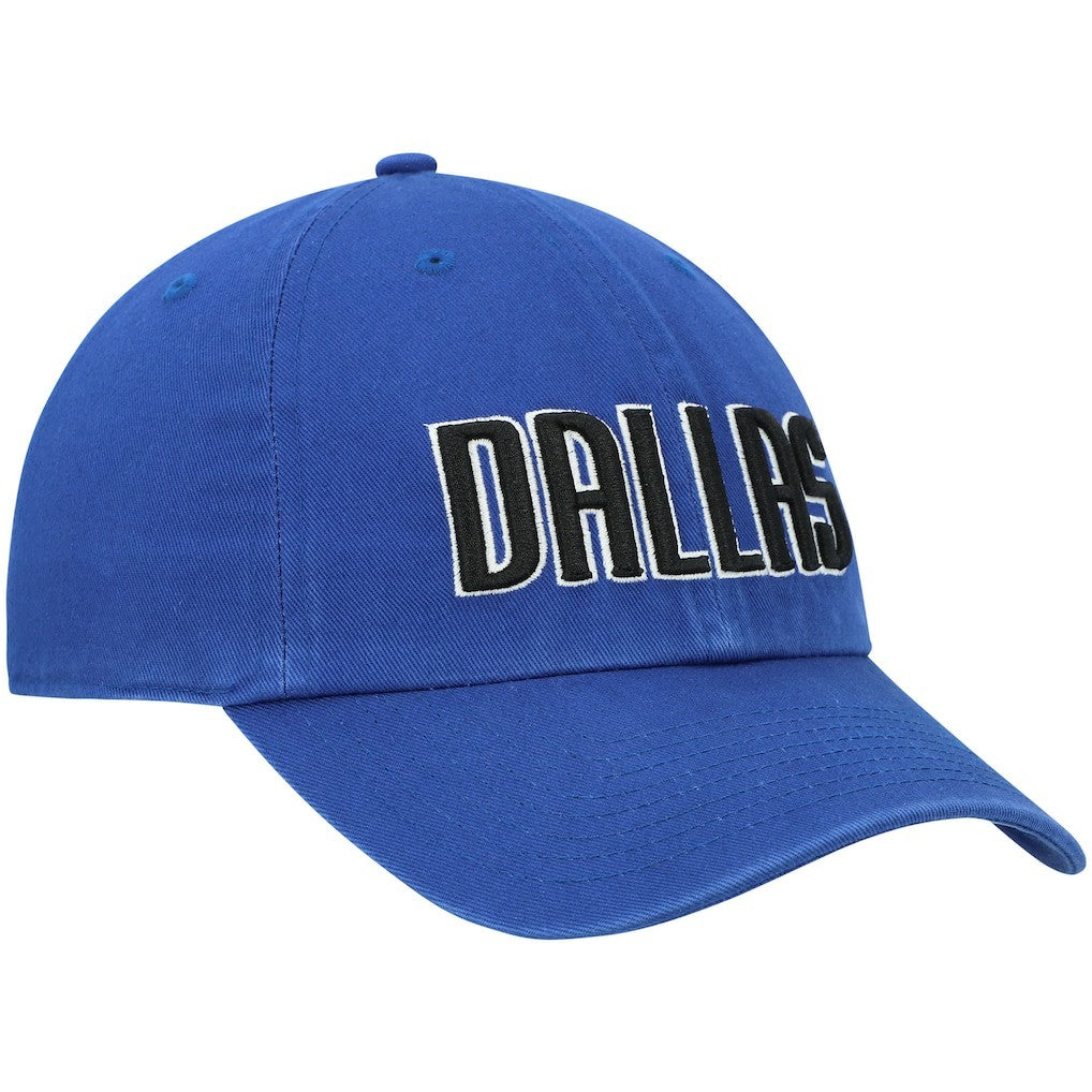 47 brand - Dallas Mavericks '47 Clean Up Wordmark Adjustable Hat - Royal