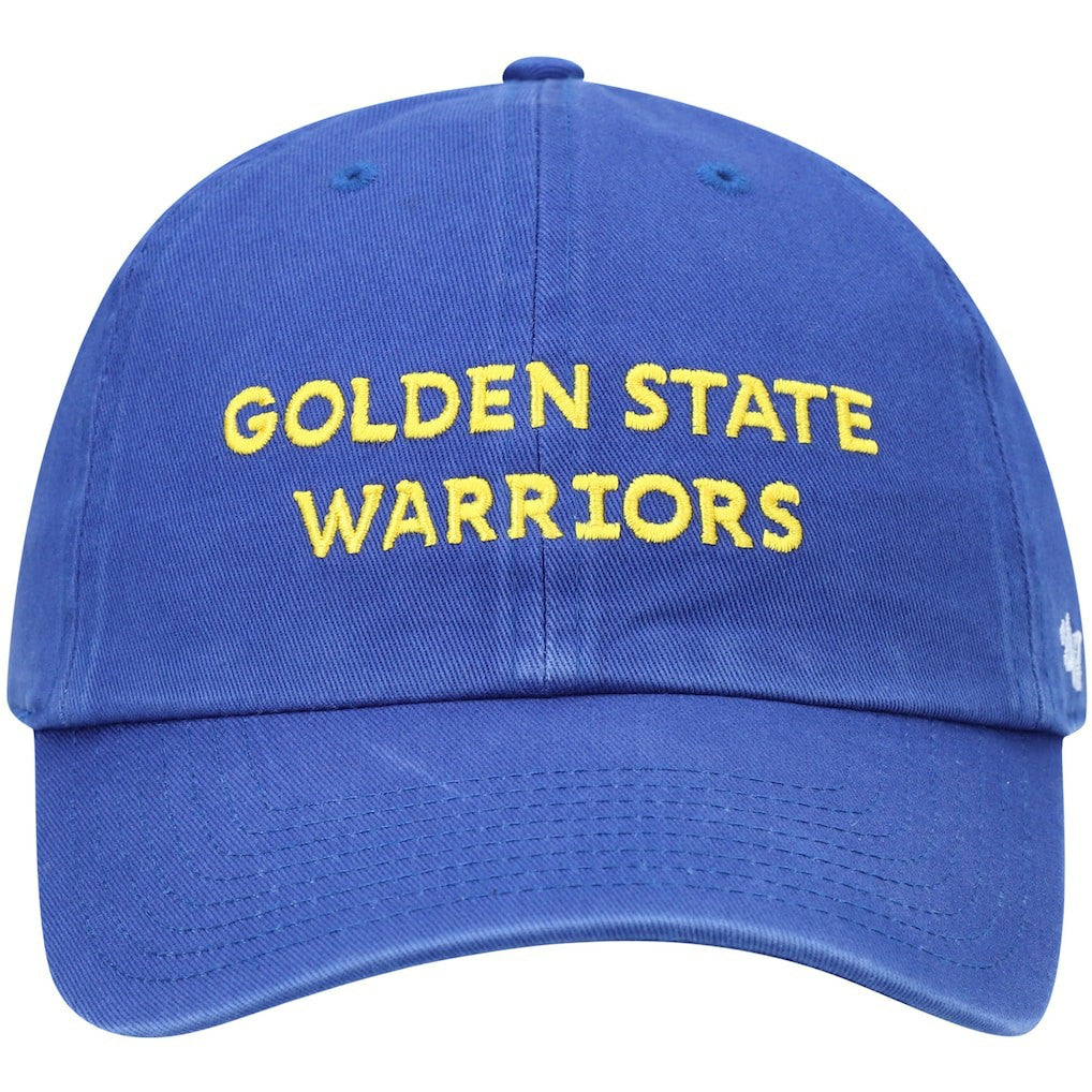 47 brand - Golden State Warriors '47 Clean Up Wordmark Adjustable Hat - Royal