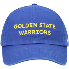 47 brand - Golden State Warriors '47 Clean Up Wordmark Adjustable Hat - Royal