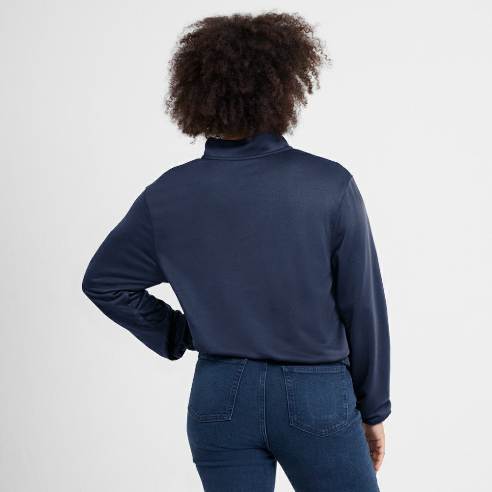 San Diego Padres Nike Women's Rewind Splice Half-Zip Semi-Cropped Bubble Hem Sweatshirt for sale