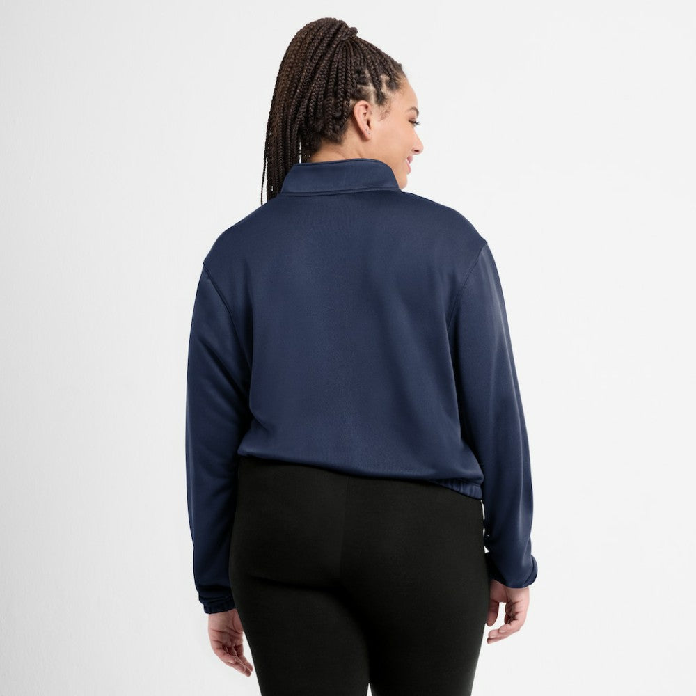 San Diego Padres Nike Women's Rewind Splice Half-Zip Semi-Cropped Bubble Hem Sweatshirt for sale