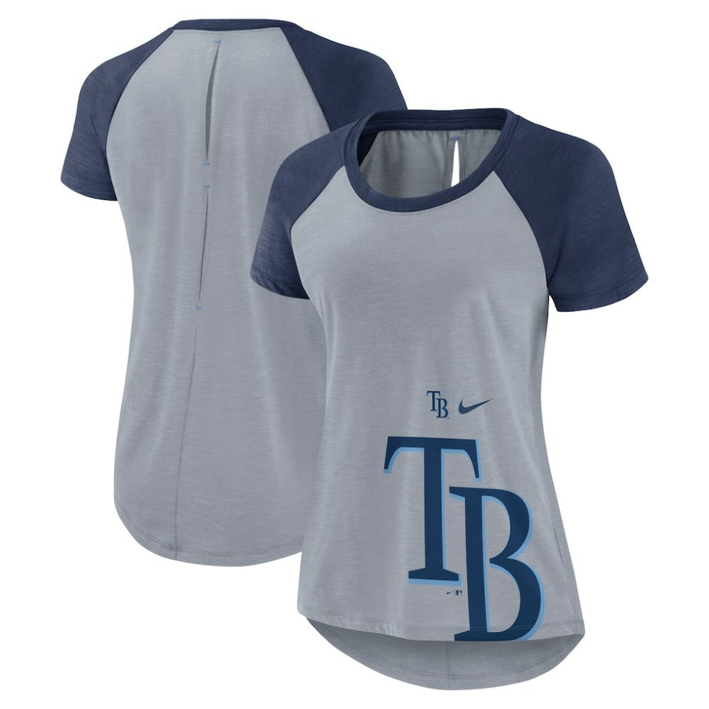 Tampa Bay Rays Nike Women's Summer Breeze Raglan Fashion T-Shirt discount