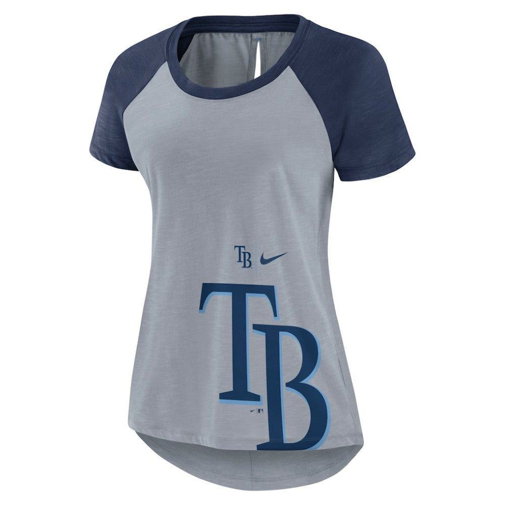 Tampa Bay Rays Nike Women's Summer Breeze Raglan Fashion T-Shirt discount