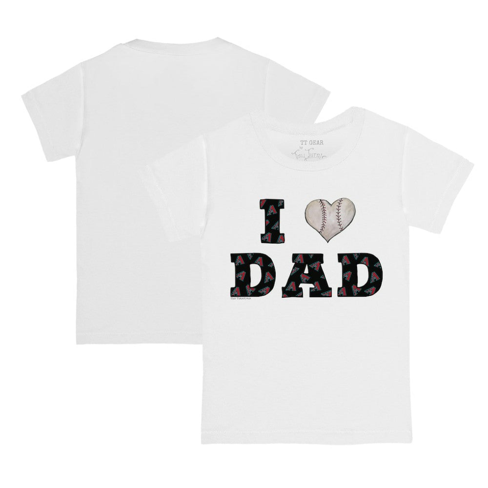 Arizona Diamondbacks Tiny Turnip Youth I Love Dad T-Shirt Clearance