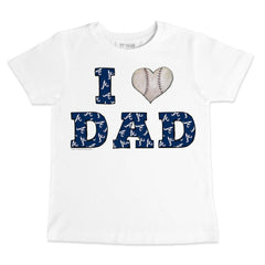 Atlanta Braves Tiny Turnip Youth I Love Dad T-Shirt Lifestyle