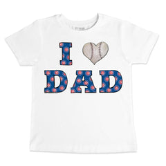 Chicago Cubs Tiny Turnip Youth I Love Dad T-Shirt Near Me
