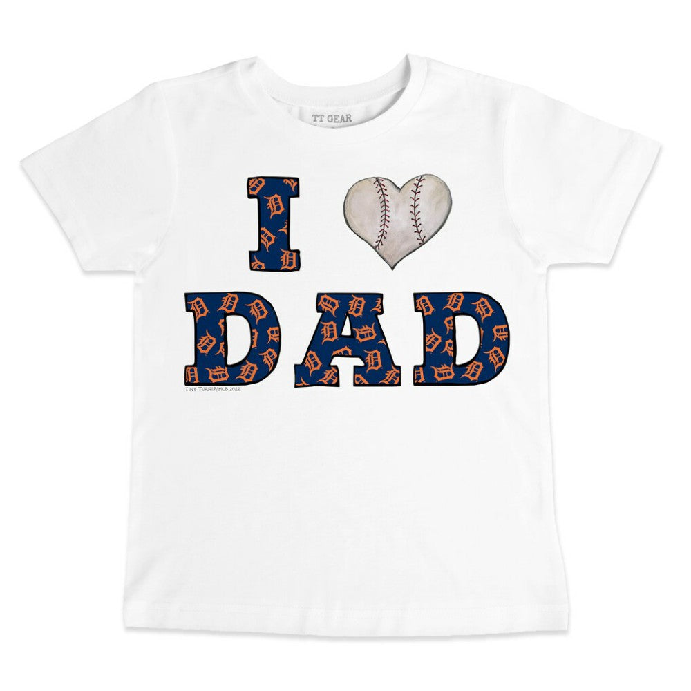 Detroit Tigers Tiny Turnip Youth I Love Dad T-Shirt Clearance