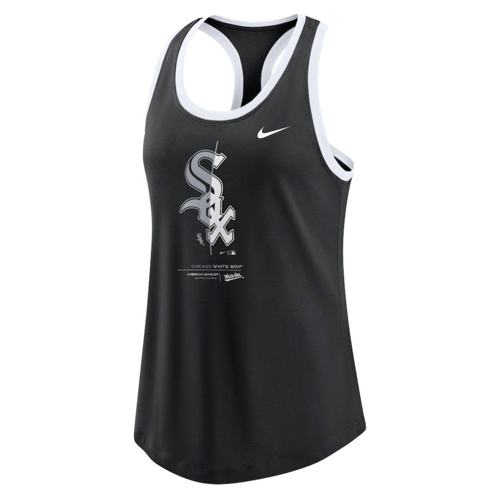 Chicago White Sox Nike Women's Tech Tri-Blend Tank Top Sale
