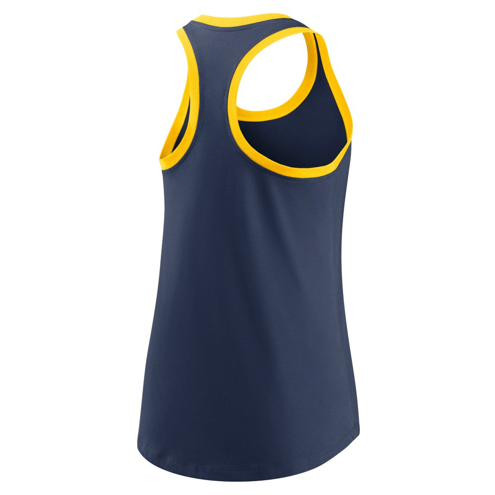 Milwaukee Brewers Nike Women's Tech Tri-Blend Tank Top Online