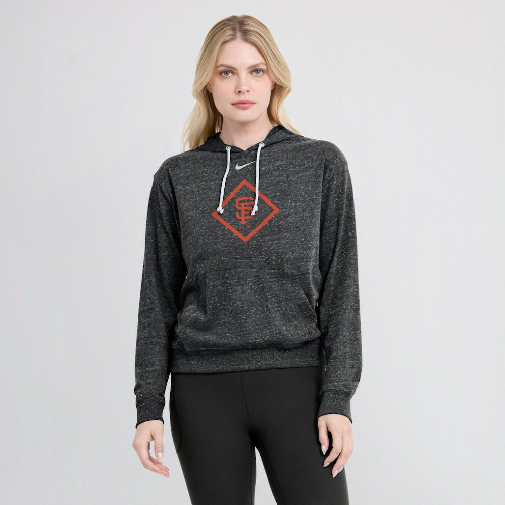 San Francisco Giants Nike Women's Diamond Icon Gym Vintage Lightweight Hooded Top Near Me