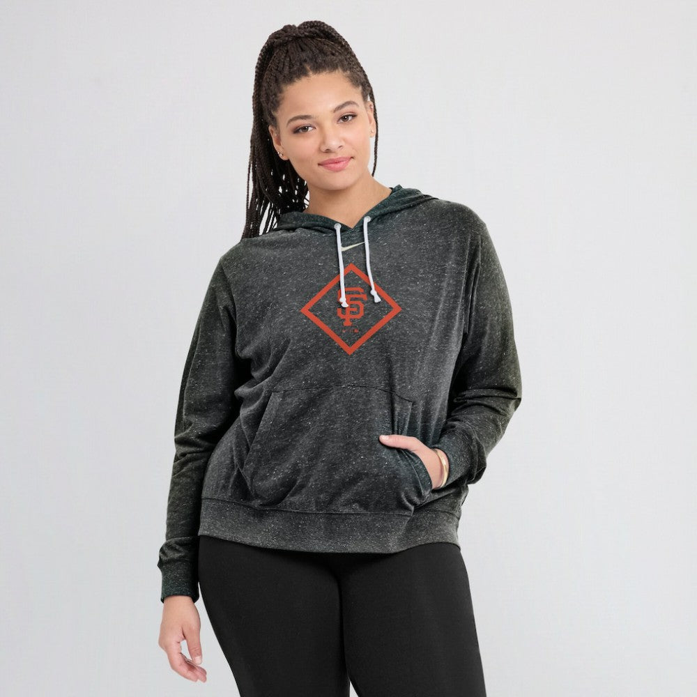 San Francisco Giants Nike Women's Diamond Icon Gym Vintage Lightweight Hooded Top Near Me