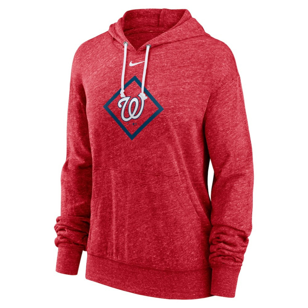 Washington Nationals Nike Women's Diamond Icon Gym Vintage Lightweight Hooded Top Clearance