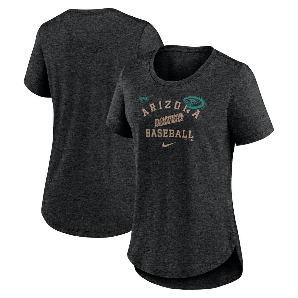 Arizona Diamondbacks Nike Women's Rewind Arch Mix Tri-Blend T-Shirt Near Me