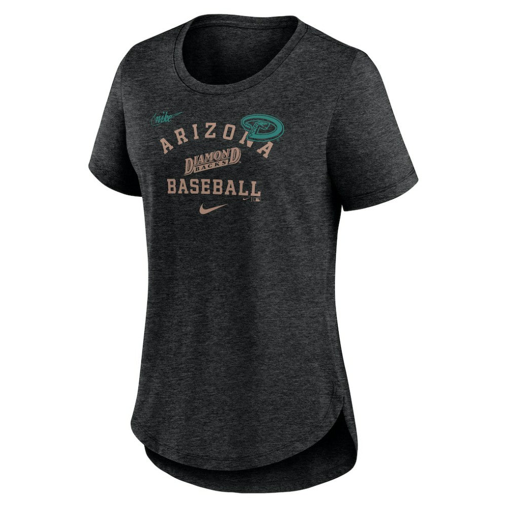 Arizona Diamondbacks Nike Women's Rewind Arch Mix Tri-Blend T-Shirt Near Me