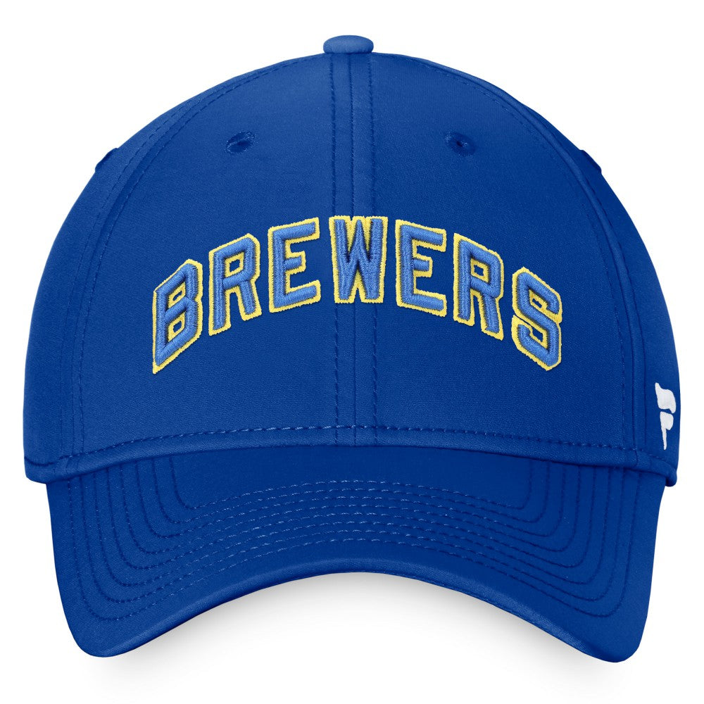 Milwaukee Brewers Fanatics Cooperstown Core Flex Hat discount