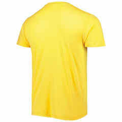 Justin Herbert Los Angeles Chargers Homage Unisex NFL Blitz Player Tri-Blend T-Shirt Heather Gold - NFL