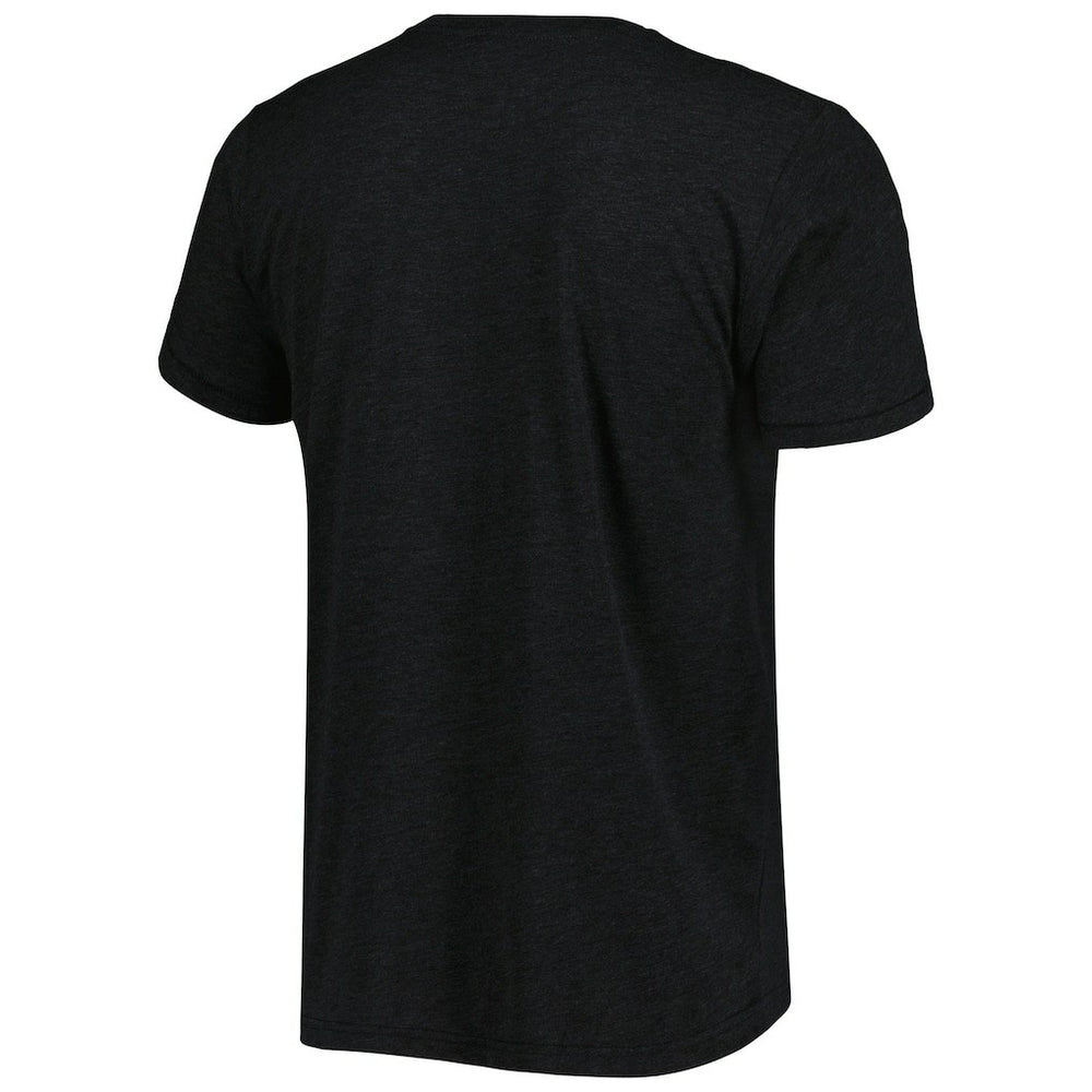 Deion Sanders Atlanta Falcons Homage Unisex NFL Blitz Retired Player Tri-Blend T-Shirt Heathered Heather Black - NFL