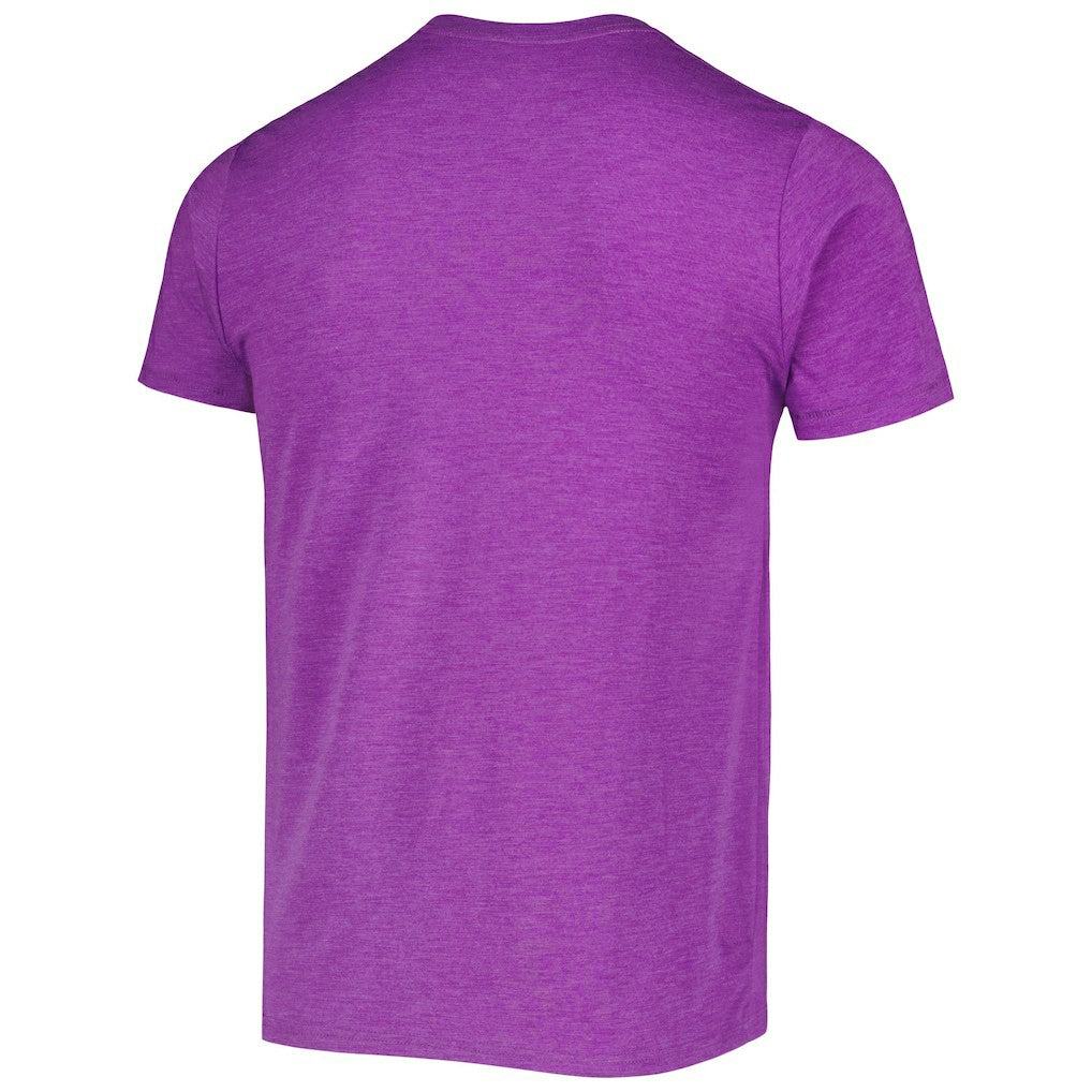 Randy Moss Minnesota Vikings Homage Unisex NFL Blitz Retired Player Tri-Blend T-Shirt Heathered Purple - NFL