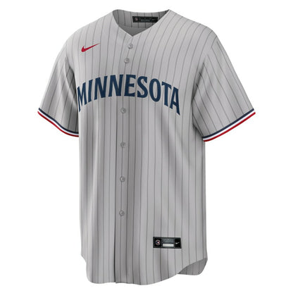 Minnesota Twins Nike Road Replica Team Jersey - Gray | MLB Jerseys