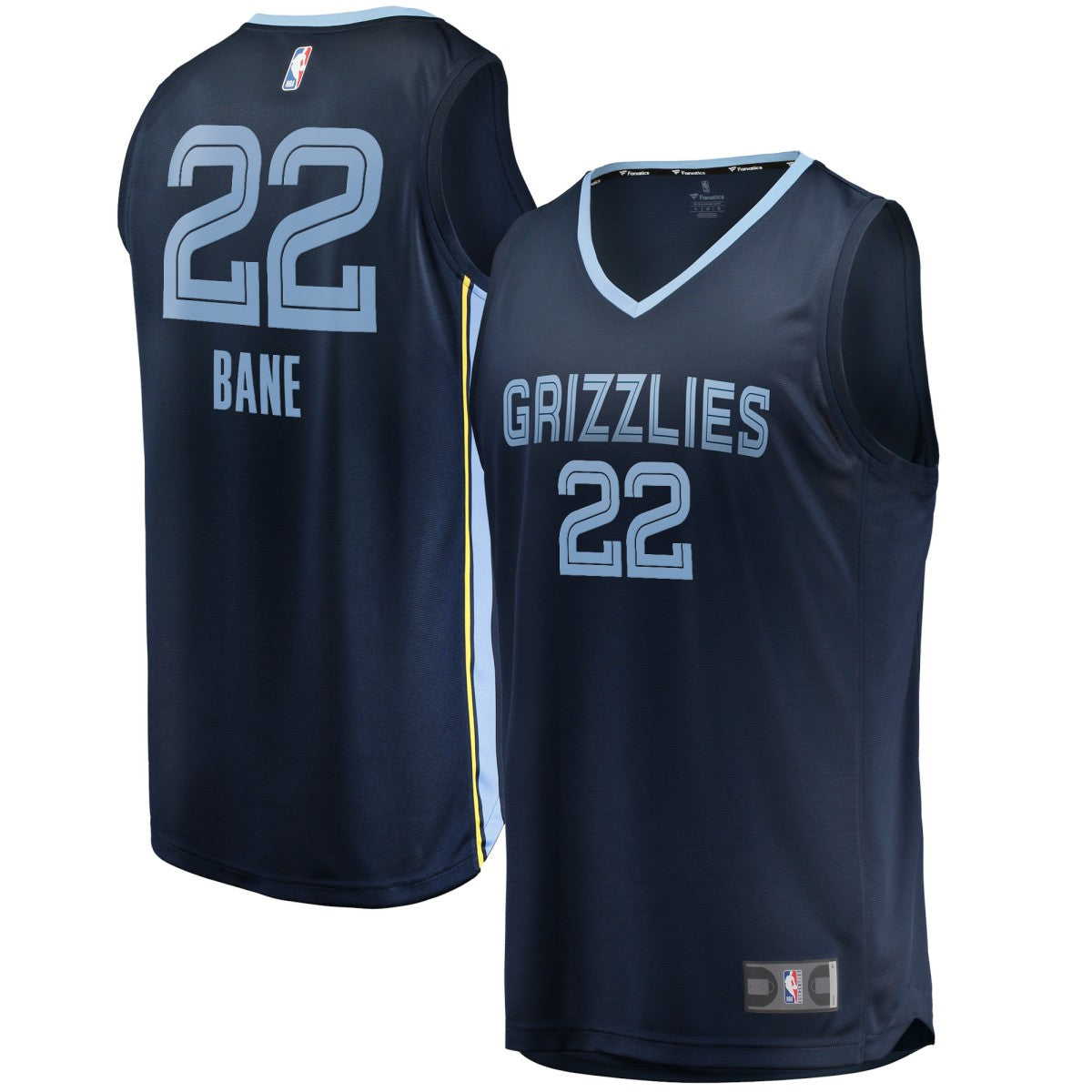 Desmond Bane Memphis Grizzlies Fast Break Replica Jersey - Icon Edition - Navy | NBA Jerseys