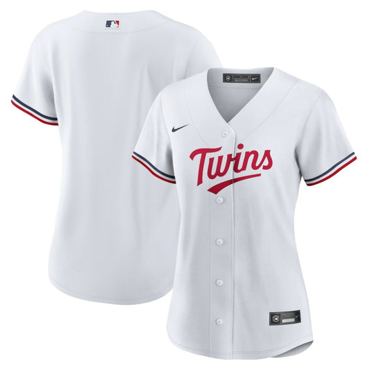Minnesota Twins Nike Women's Home Replica Team Logo Jersey - White | MLB Jerseys