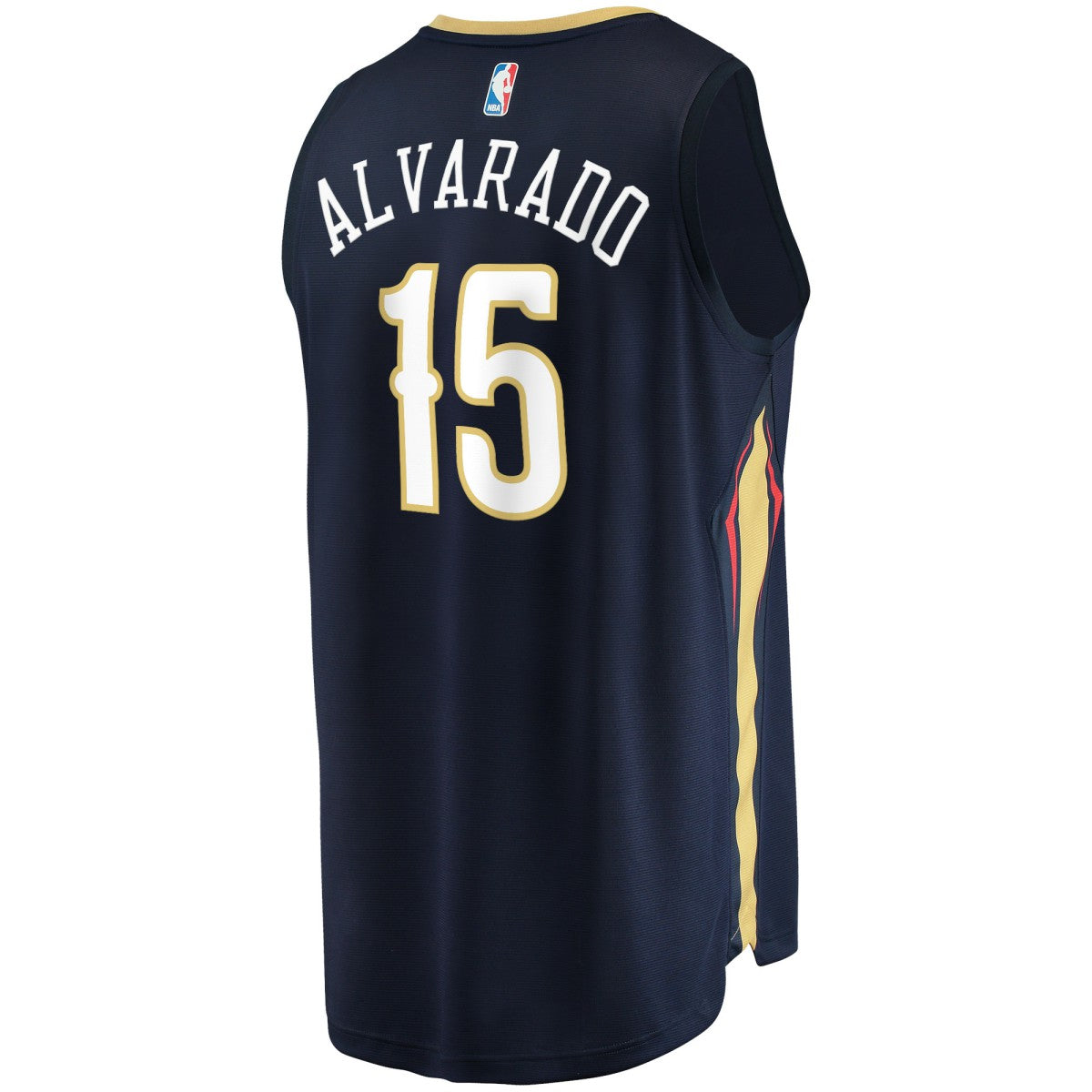 Fanatics - Jose Alvarado New Orleans Pelicans Fast Break Replica Jersey - Icon Edition - Navy