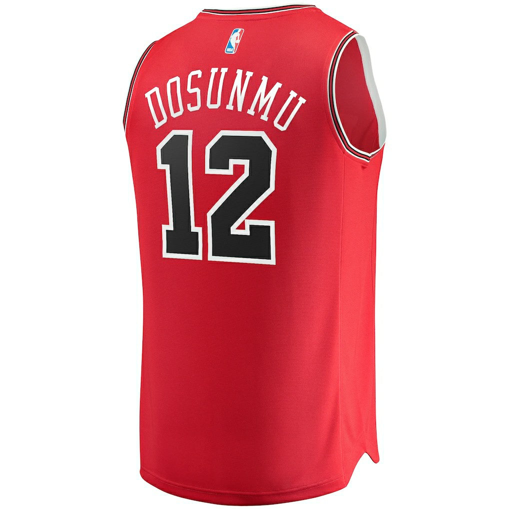 Fanatics - Ayo Dosunmu Chicago Bulls Fast Break Replica Jersey - Icon Editi- Red