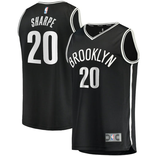 Day'Ron Sharpe Brooklyn Nets Fast Break Replica Jersey - Icon Edition - Black | NBA Jerseys