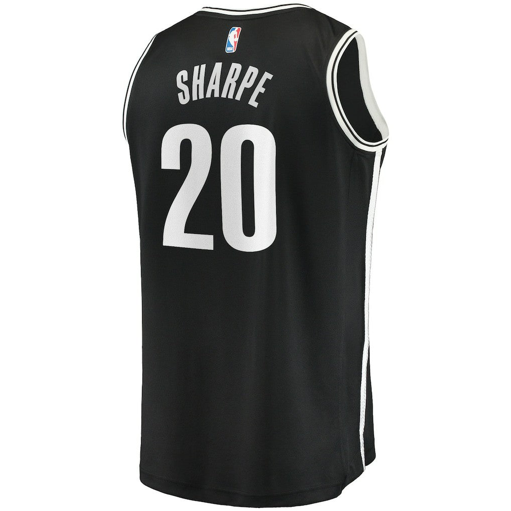 Fanatics - Day'Ron Sharpe Brooklyn Nets Fast Break Replica Jersey - Icon Edition - Black