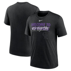 Colorado Rockies Nike Home Spin Tri-Blend T-Shirt for sale