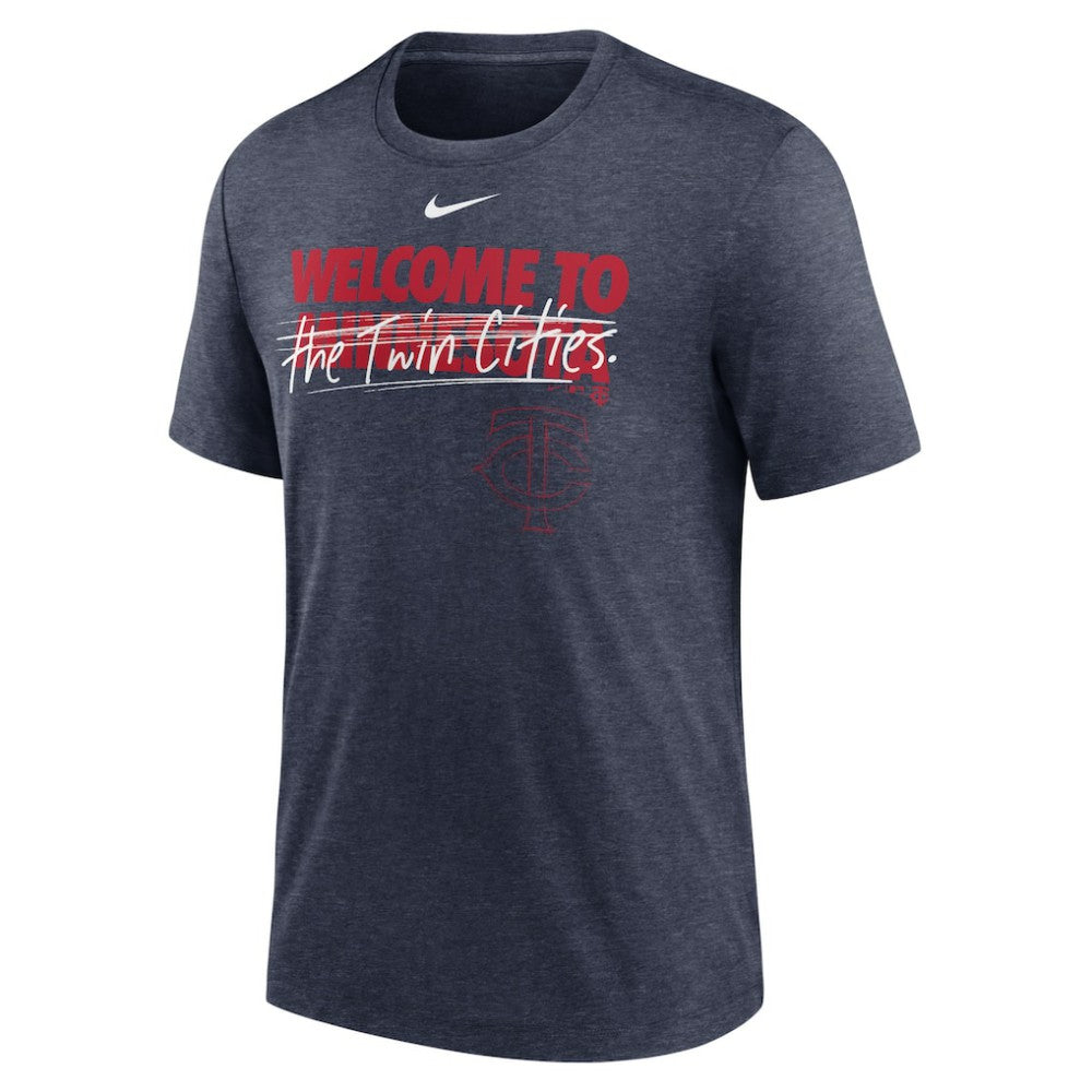 Minnesota Twins Nike Home Spin Tri-Blend T-Shirt discount