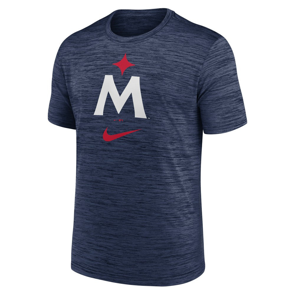 Minnesota Twins Nike 2023 Logo Velocity Performance T-Shirt Lifestyle