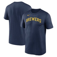 Milwaukee Brewers Nike New Legend Wordmark Dri-FIT T-Shirt Lifestyle