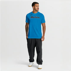 Miami Marlins Nike New Legend Wordmark Dri-FIT T-Shirt Clearance