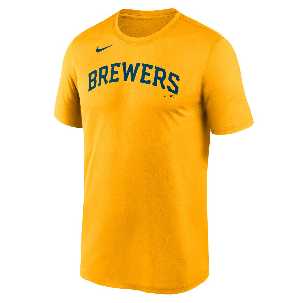 Milwaukee Brewers Nike New Legend Wordmark Dri-FIT T-Shirt Sale
