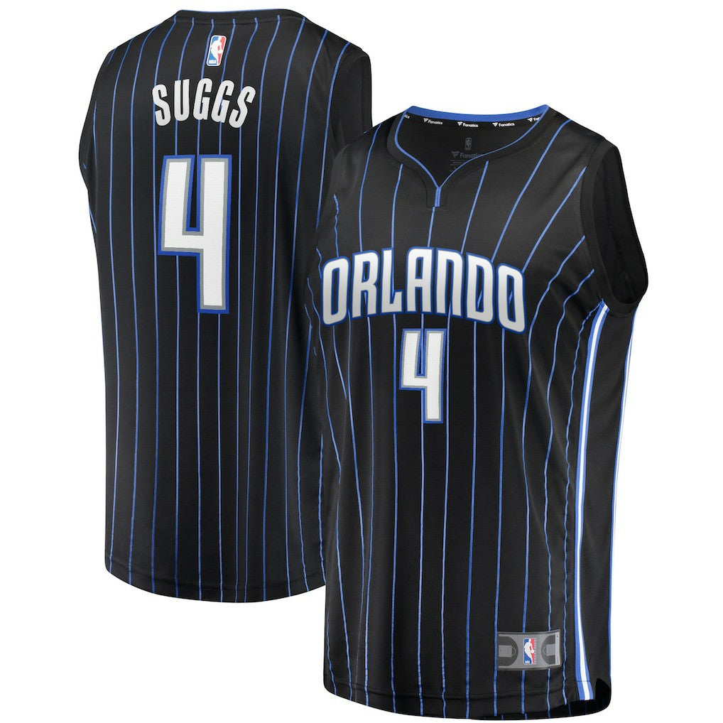 Fanatics - Jalen Suggs Orlando Magic Youth 2021/22 Fast Break Replica Jersey - Icon Edition - Black
